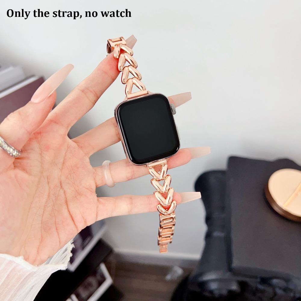 

42mm 45mm 41mm Metal Band Adjustable Sport Band for Apple Watch 10 Ultra 9 8 7 6 SE for Women Men 38-40-41mm