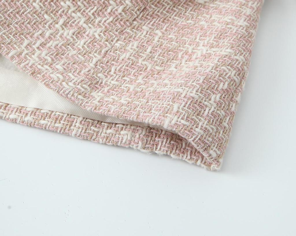 Autumn European & American Style Women's Double-Breasted Mid-Length Knitted Coat (9192156)