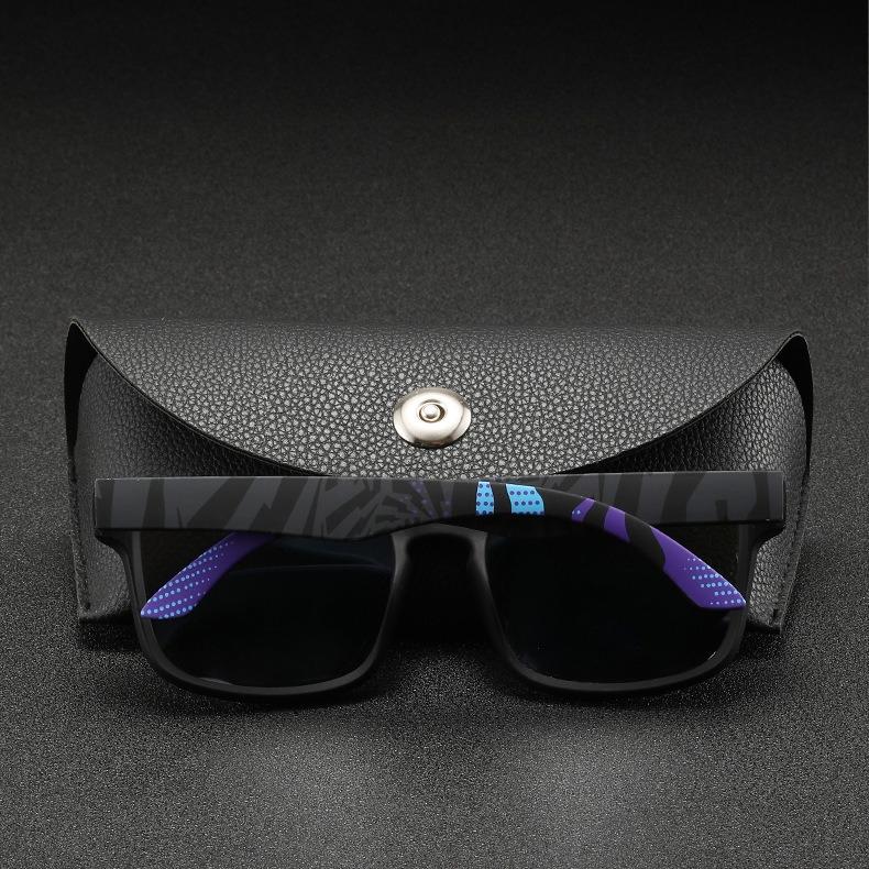 High Quality Men Square Sunglasses Colors Sports Polarized Sun Glasses Reflective Coating Mirrored Lens