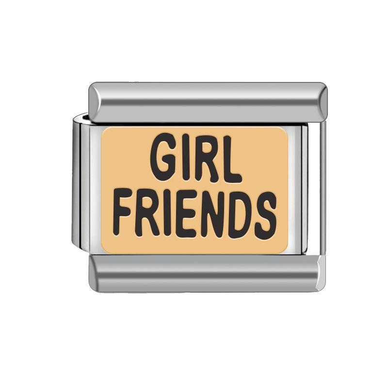 9mm DIY taliansky náramok z nehrdzavejúcej ocele pre ženy