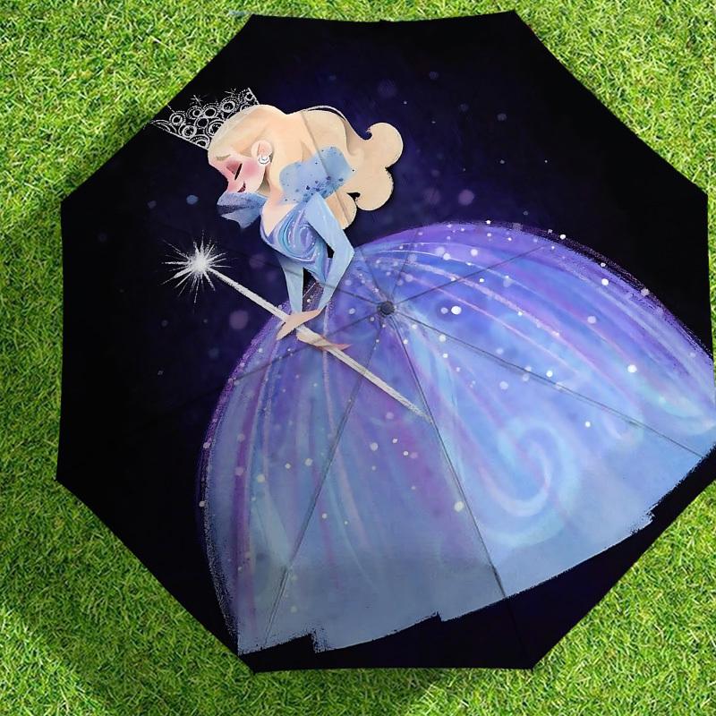 Enchanted Princess Umbrella: A Magical Companion for Outdoor Adventures - Auto-Opening/Closing, Lightweight & Durable Idea 083