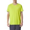 Asics T Shirts Men's Neon Green Crew Neck Moderate 2011D471-300