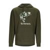 Mens Bamboo Fiber Hooded Long Sleeve Fishing Sweatshirt Oversized Warm Pullover Outdoor Sports