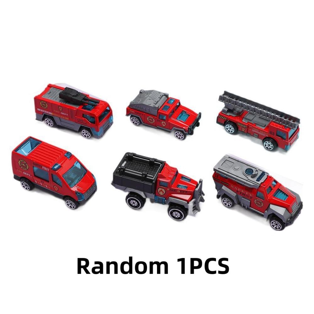 

Модель мини-грузовика Литой сплав Пожарно-спасательный автомобиль Транспортное средство Новый Пожарный автомобиль Игрушки Автомобили Подарок на день рождения Random 1Pcs
