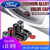 New 2026 Car Sticker Ford New 2025 Hot 4Pcs Carbon Fiber Car Wheel Tire Valve Stem Air Cap Auto Accessories For Ford Ranger Focu