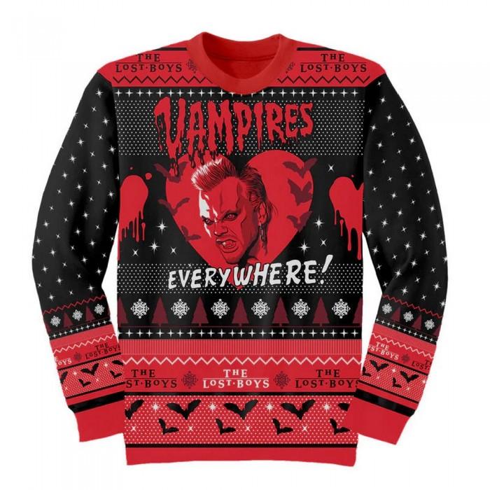 The Lost Boys Unisex Adult Vampires Everywhere Knitted Jumper