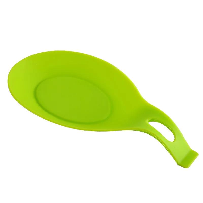2pc Food Grade Silicone Spoon Mat  Heat Resistant Placemat Tray  Pad Drink Glass Coaster Hot Sale Kitchen Tool 5z