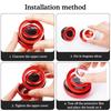 1pcs Solar Aromatherapy Ornaments Car Double Suspended Crystal Ball Rotating Aromatherapy Perfume Ornaments Creative Ornaments