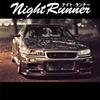 Letter Night Runner Car Stickers Racing Window Front and Rear Windshield Auto Accessories Bumper Door Decoration Vinyl Decals