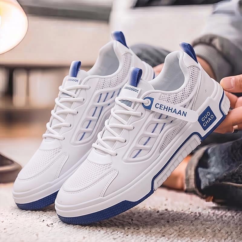 Men 's Casual Four Seasons Fashion Skateboarding Students Comfortable Sneakers Boys Trending Soft Sole Breathable Shoes