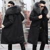 Winter removable liner men's clothing medium and long imitation fur integrated warm imitation fur jacket men's clothing