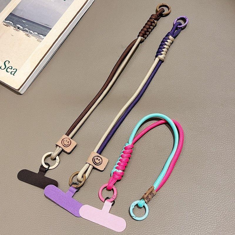Mobile Phone Lanyard Luxury Braided Wrist Mobile Phone Lanyard Hand-held Pendant Anti-fall Multifunctional Wristband