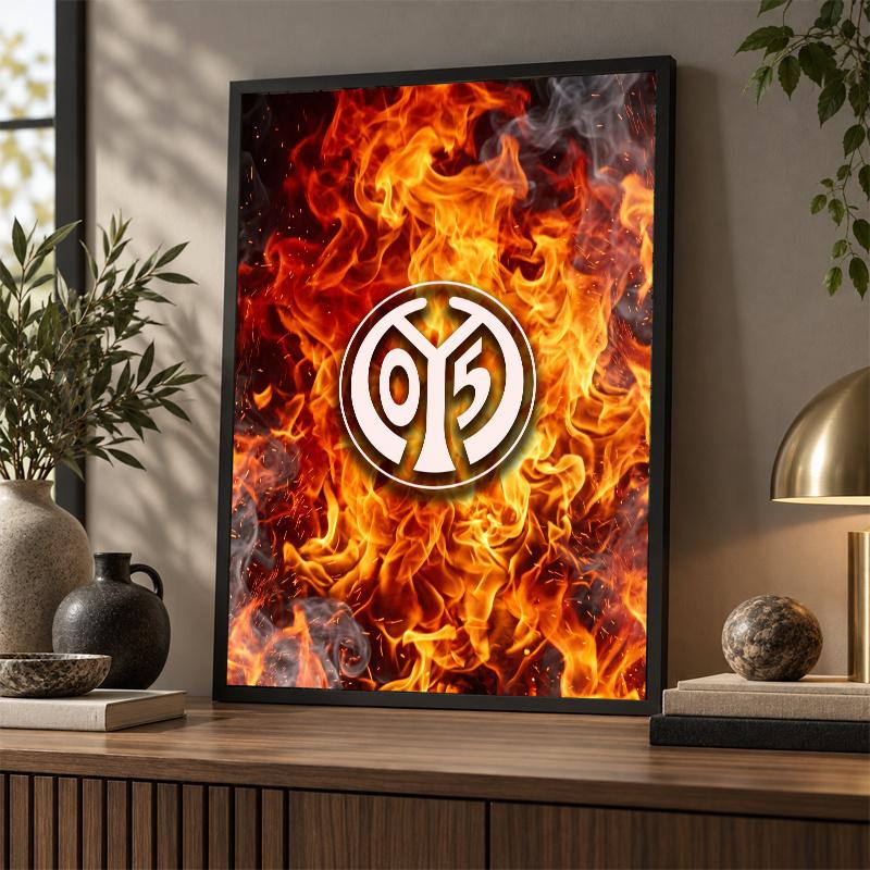 Mainz FC Diamond Painting Kit 5D Full Drill DIY Diamond Mosaic Wall Art Home Decor
