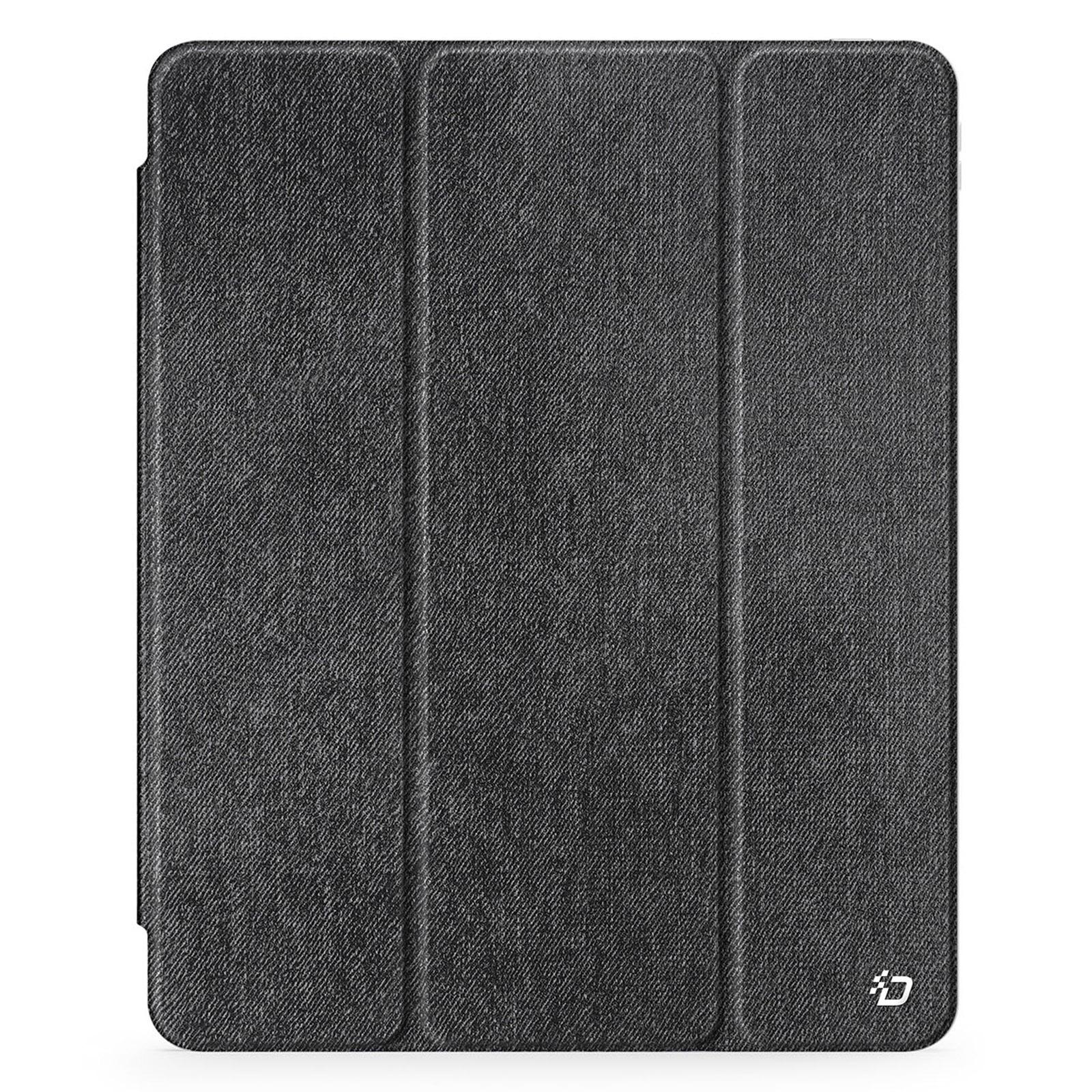 

DUX DUCIS Unid Series For iPad 10.2 (2021)/(2020)/(2019)/iPad Air 10.5 inch (2019)/Pro 10.5-inch (2017) Leather Case Clear Back Cover Black
