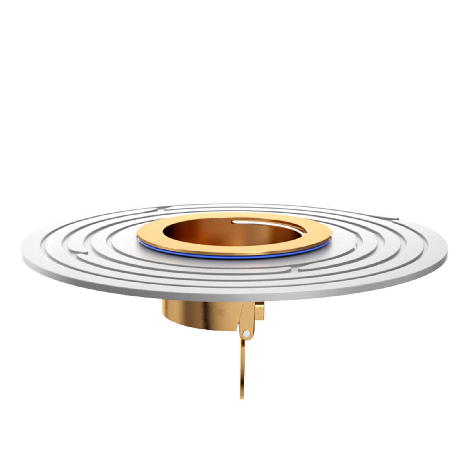 

Латунный слив для пола в ванной комнате, модный, с большим дизайном, элегантный круглый сливной фильтр, предотвратитель обратного потока, фильтрующие пробки 2