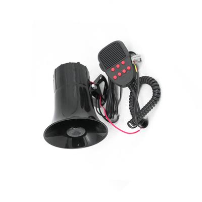 115dB 12V 7 Sound Car Truck Loud Horn Warning Alarm Megaphone Siren Round Speaker Air Horn Kit For Truck SUV VAN Boat Motorcycle