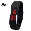 Männer Frauen Mode Silikon Rot LED Sport Armband Touch Digital Armbanduhr