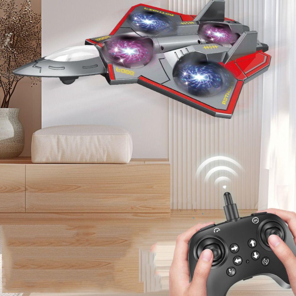 Yerçekimi Algılamalı Uzaktan Kumandalı Köpük Savaş Uçağı Şarj Edilebilir RC Hobi Jet Uçağı Ev Dekorasyonu
