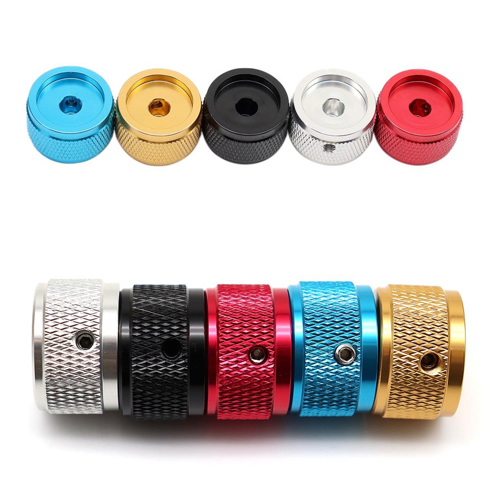 Aluminium Potentiometer Knobs 6mm Metal Pot Guitar Knobs with Indicator and Set Screw for Guitar/Bass/Audio Equipments