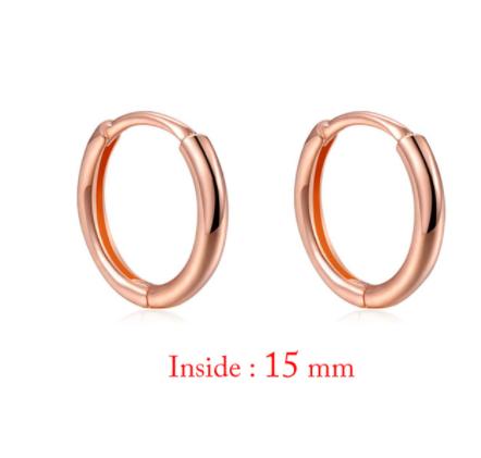 925 Sterling Silver Big Circle Stud Earrings for Women New Fashion Exaggerated Party Jewelry Gifts Prevent Allergy