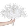 4 Forks of Money Leaves Artificial Plants Wedding Bride Bouquet Home Vase Garden Dining Table Indoor Outdoor Diy Gift Box Decor