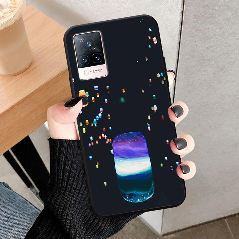 For Vivo V21 5G Case V2050 Silicone Soft Protective TPU Funda Cases for Vivo V21 4G Back Cover Bumper for VivoV21 V 21 5G V21E