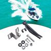 Description Bracket Kit Colour Transducer Mount Installation Method Practical Transom Bracket Kit High Quality