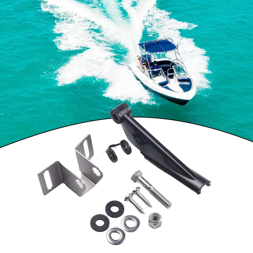 Description Bracket Kit Colour Transducer Mount Installation Method Practical Transom Bracket Kit High Quality