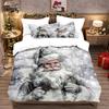 Bedding Set Digital Print Comfortable Duvet Cover for Home Bedroom Decoration, 1 Duvet Cover and 2pillowcase with Zippers
