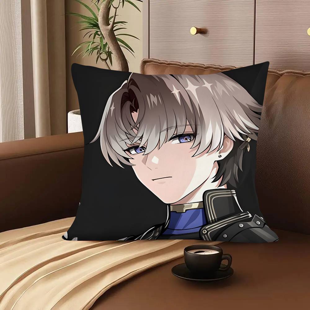 1pc Anime Game Wuthering Waves XIANGLI YAO Pillow Case Fashion Square Pillowcase Bedroom Sofa Room Ins Decoration Leisure