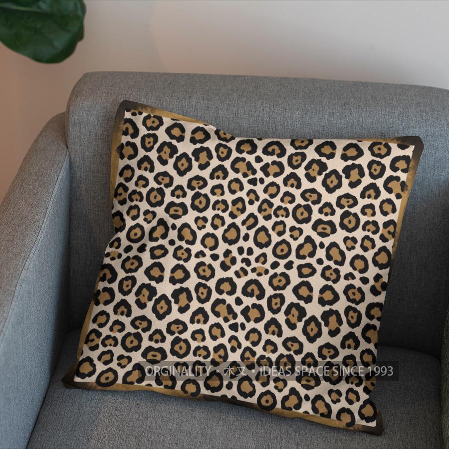 2D Bunte Leopardendruck Kissen Für Stilvolle Dekoration Muster Kissenbezug Geeignet Für Sofa Schlafzimmer Auto Kissenbezug