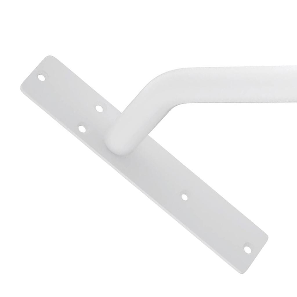 Wandmontage Treppengeländer Legierter Stahl Schwerlast Treppengeländer Haltegriff für Garage Weiß