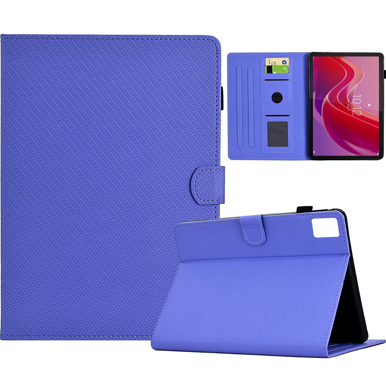 

Чохол для Lenovo Tab M11/Xiaoxin Pad 11 2024 Шкіряна обкладинка для планшета з текстурою вуглецевого волокна F