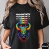 Rainbow Demon Goat Pride Month Parody Shirt, Edgy LGBT Satire Tee Unisex T-Shirt