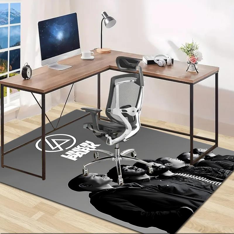 1pc Linkin Park1 Design Area Rug - Non-Slip, Soft & Cozy Floor Mat for Living Room, Bedroom, Office - Indoor/Outdoor Decorative Carpet