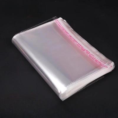 100 Stück Hochtransparenz OPP Dick 0,05 mm Selbstklebend Selbstversiegelnd Buch Kleidung Maske Plastik Siegel Verpackungsbeutel Feuchtigkeitsdichter Verpackungsbeutel