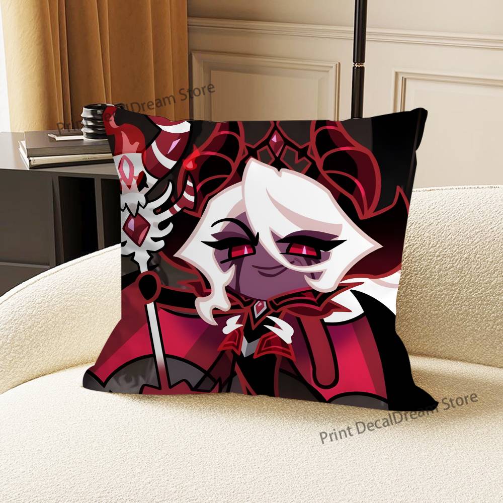 Dark E-Enchantress Cookie Run Cushion For Bedroom Car Coffee Shop Room and Living Room Sofa Decorative Pillow Cover Case