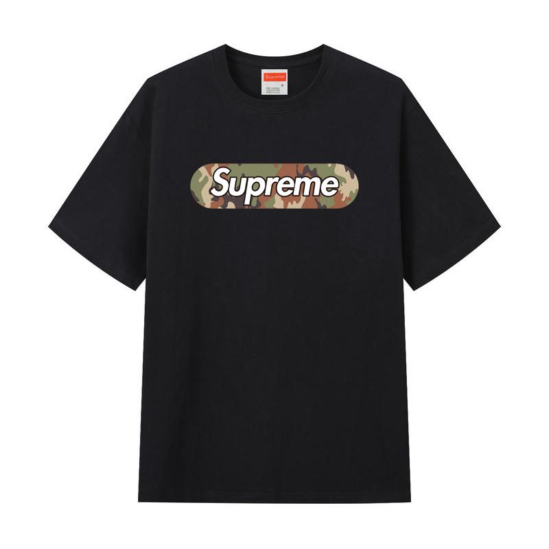 ZL14 Supreme 2025 Sommer-T-Shirt aus reiner Baumwolle mit Rundhalsausschnitt und Aufdruck, hochwertiges Paar-T-Shirt