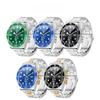 Luxus AW12 Smartwatch Edelstahl Damen Herren Voll-Touch Rundbildschirm Fitness Bluetooth Anruf Smartwatch