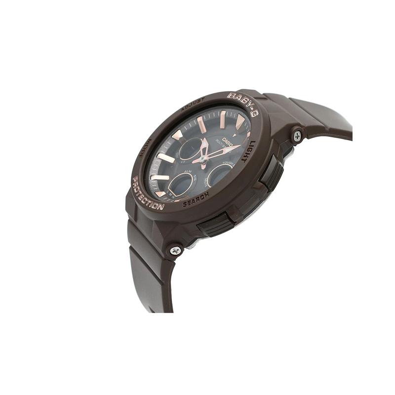 CASIO BABY-G series 100 meters waterproof Quartz resin strap unisex gray dial BGA-2510-5AJF серый