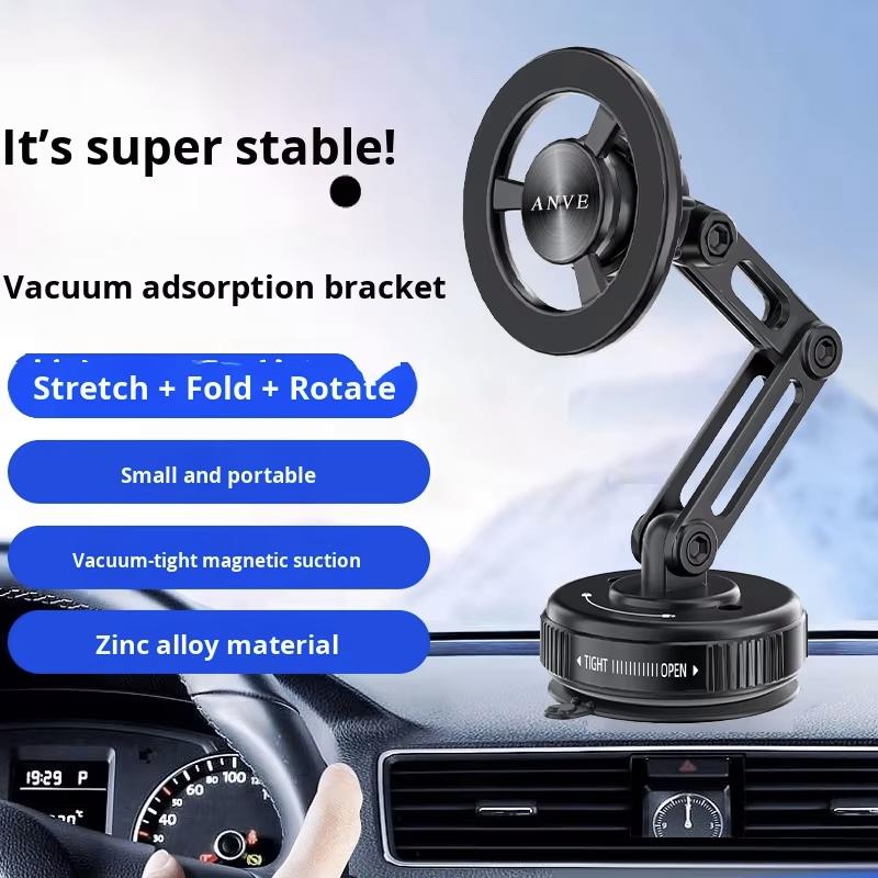 ANVE 360° Rotating Car Dashboard Holder Universal Vacuum Adsorption Robotic Arm Magnetic Suction Bracket Mobile Phone Holder