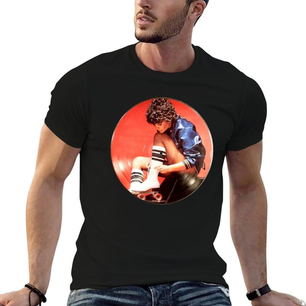 Linda Maria Ronstadt T-Shirt T Shirt Print T Shirts with Prints Black Cotton T-shirt Plain for