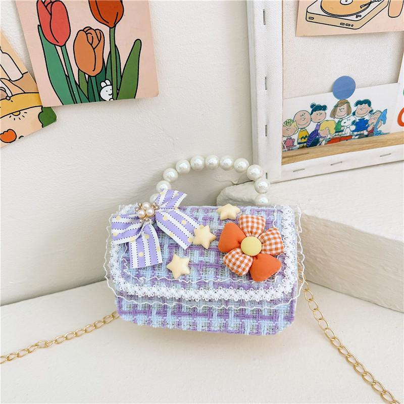 Childrens Bag Cartoon Girl Portable Mao Mao Strange Shoulder Slung Small Bag