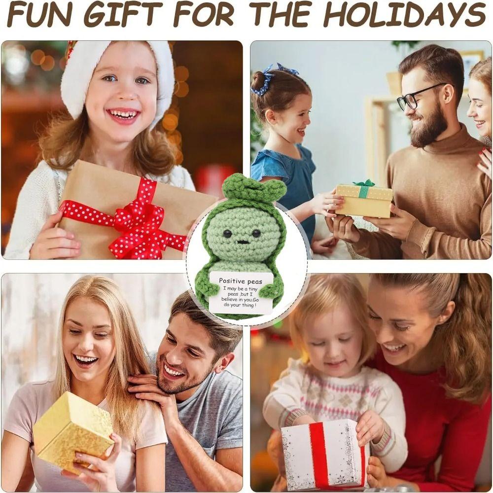 Vegetable Fruit Doll Positive Energy Potato Pendant Knitting Wool Yarn Doll Birthday Holiday