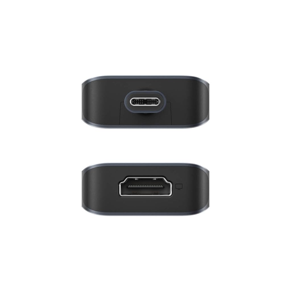 HyperDrive Next Hub the Transfer Speed of Conventional 100W Fast 4K Compatible with MacBook and 4-Port USB-C [Double Devices, PD3.0, Charging, 60Hz,