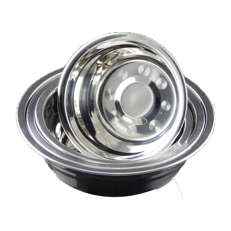 Stainless Steel Mixing & Soup Bowls Set 16cm (5-pack)