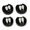 2Pcs Fake Luminous Vampire Teeth Fangs Dentures Halloween Cosplay Party Favors