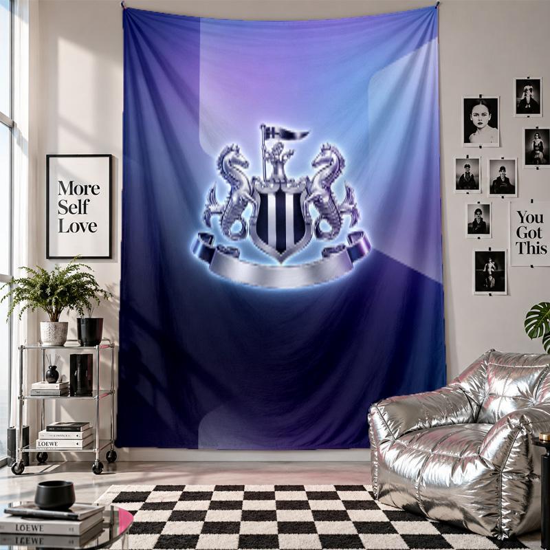 Newcastle United Football Wall Tapestry Home Decor Wall Hanging Cloth for Bedroom Living Room Background