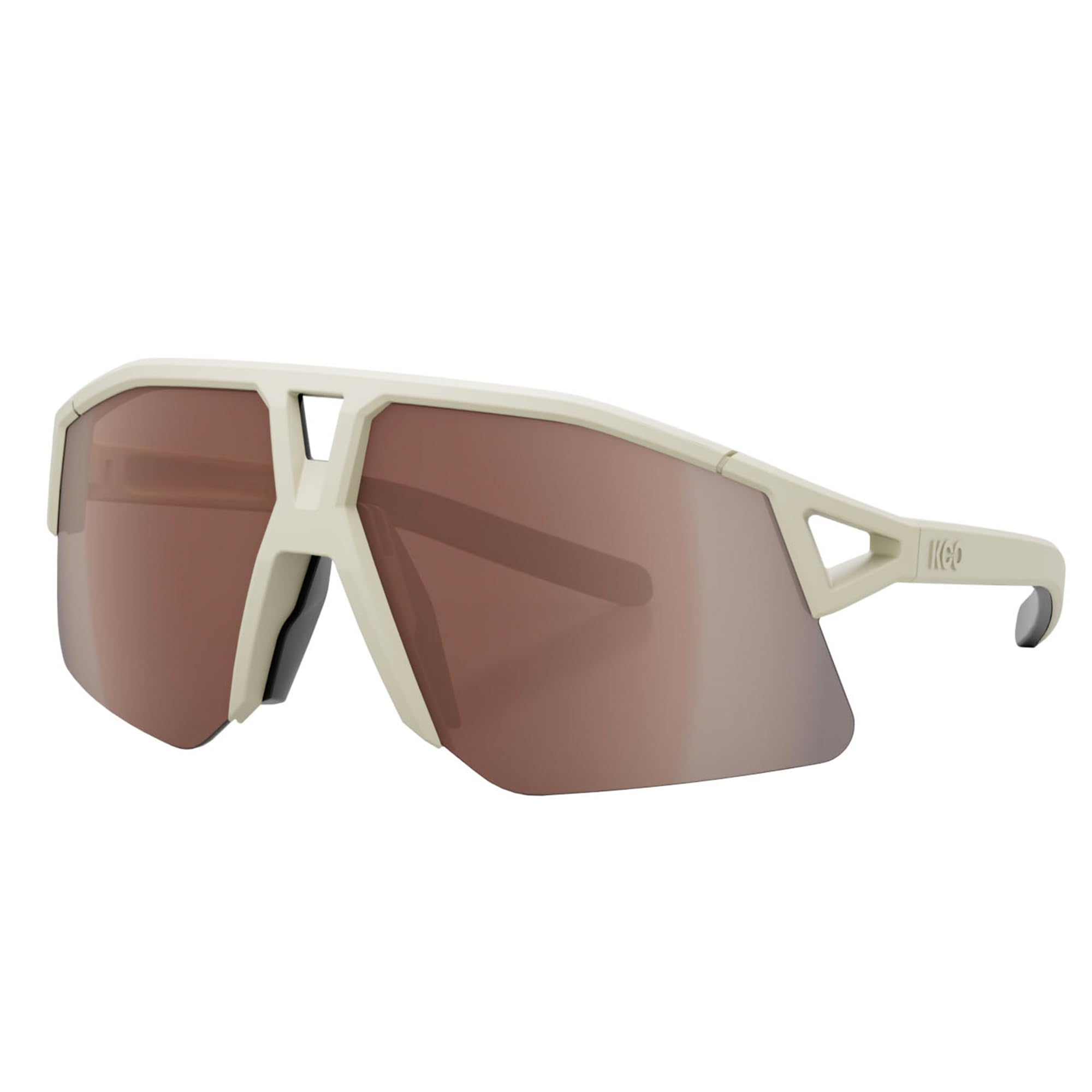 Sunglasses HYPE ALMOND WHITE MATT BROWN Free [Koo]