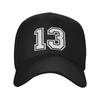 Fashion  Number  Curved Brim Baseball Cap Street Cool Mesh Cap